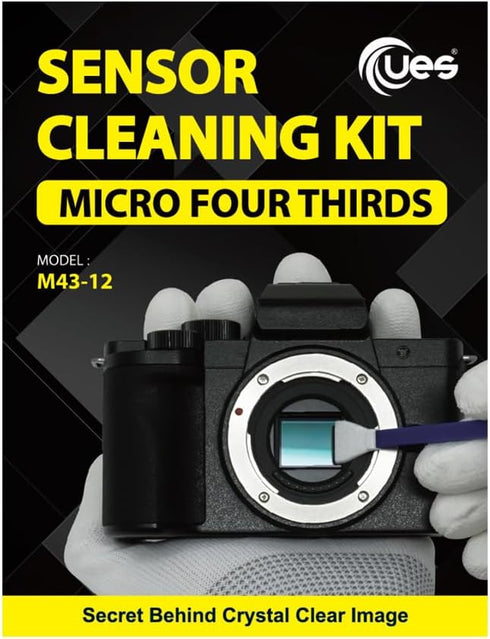 Digital Camera Micro Four-Thirds 4/3 (MFT) 12mm Sensor Cleaning Swabs x 14pcs + 15ml Liquid Cleaner