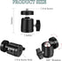 JAOXISOU 2 Pack 1/4" 360 Universal Swivel Mini Ball Head Screw Tripod Mount, Degree Rotating Mount Base Adapter