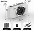 KOMERY 4K 64MP 18X 2.8'' WellTone Digital Camera Kids Video Photography Cameras, Compact Zoom Point and Shoot