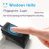 Treamvp 10 508DPI USB Fingerprint Reader for Windows Hello, Biometric Fingerprint Scanner, High Security Password Free