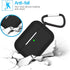 Compatible with Echo Buds 2 Case, Lamshaw Silicone Protective Cover for Easy Carrying (Black)