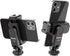 ULANZI ST-06S Phone Tripod Mount, Universal Smartphone Adapter with 2 Cold Shoe, 360° Rotating Clip Holder