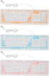 GOWENIC Foldable Silicone Keyboard, 106 Keys Roll Up USB Wired Waterproof Silent Soft Keyboard for PC Laptop Notebook