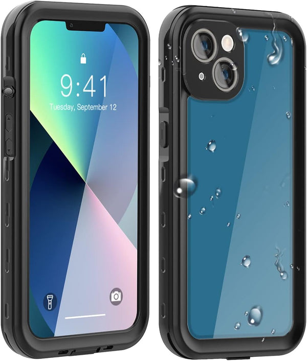 AICase Waterproof Case for iPhone 13 Mini, Snowproof Dustproof Shockproof IP68 Certified Full Body Protection