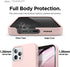 elago Magnetic Silicone Case for iPhone 12/12 Pro, Lovely Pink, Built-in Magnets, Compatible with MagSafe Accessories