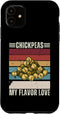 Retro Chickpeas My Flavor Love Food Lover iPhone 11 Vintage Chickpeas My Flavor Love Retro Chickpeas Food Lover Case