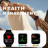 Smart Watch (Answer/Make Calls), 2024 Newest 2.01“Inch Fitness Tracker, Heart Rate/Sleep Monitor/Pedometer/Calories, Multiple Sports Modes, Waterproof Women's Men's Fitness Watch for Android iPhone