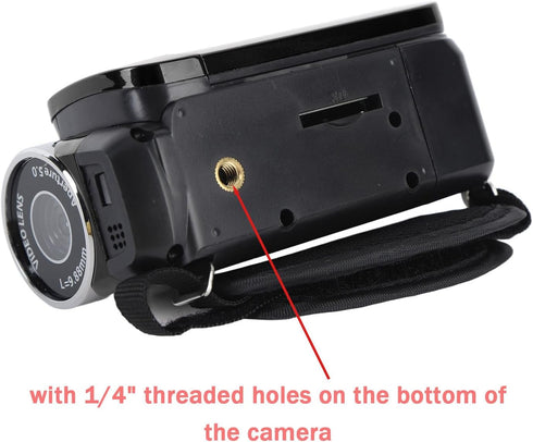 ciciglow 1080P 16MP 16x 2.7in Handheld Video Camcorder, Camera Digital Zoom Video Camera with TFT Rotatable Screen