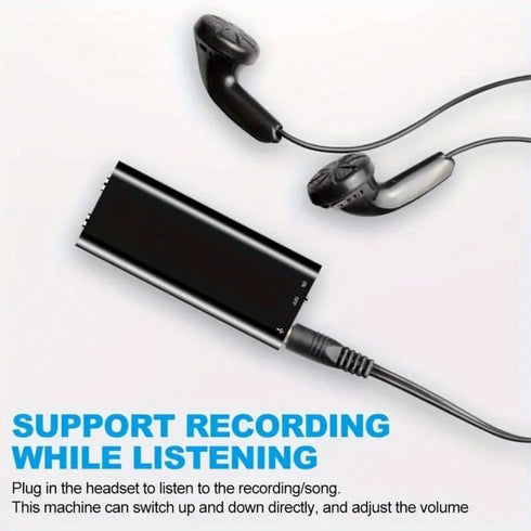 Generic (8G) Mini Voice Recorder: Capture Every Sound with Smart, Compact Precision, Voice Activated Recorder, Voice