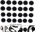 Lsgoodcare 100 Pack Replacement Ear Foam for 18mm Earpiece Headphone Two Way Radio Walkie Talkie Headset