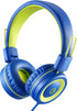 Kids Headphones Noot K12 with Microphone, 5ft Cord, 85dB/94dB Volume Limit, Wired On-Ear for iPad/Kindle/School