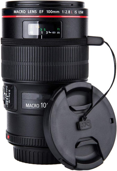 JJC 2-Pack 95mm Center Pinch Front Lens Cap Cover with Elastic Lens Cap Keeper for Tamron SP 150-600mm