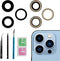 3pcs/Set Rear Camera Lens Covers for iPhone 13 Pro Max, Glass Replacement with Pre-Installed Adhesive + Repair Tool Kit