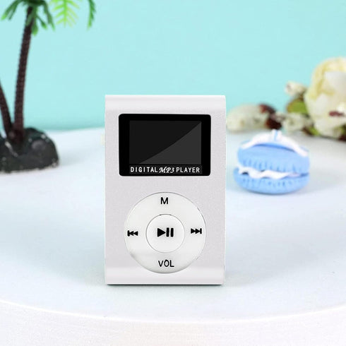 Generic Mp3 Mp3 Commuting, Mini Players with Earphone and USB Cable, Portable Player with LCD Screen, Support Memory