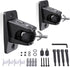 Borenbuir Surround Sound Rear Speaker Wall Mount, Ceiling Mount Bracket for Universal Satellite,