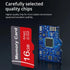 Yicunxin 2 Pack 16GB C10 A1 (16, Memory Card with Adapter, High Speed TF Card, UHS-I Memory TF Card for Tablet/Mobile