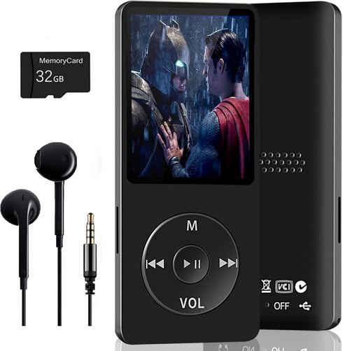 Aigital 32GB Bluetooth MP3 Player, Digital Music Player Running,HiFi Sound, HD Speaker, FM