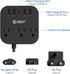 European Plug Adapter, Unidapt US to UK Power Strip with USB C and 4 USB Ports, 3 AC Outlets, 5ft Extension Cord