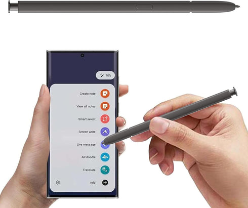 2 Pack Galaxy S24 Ultra S Pen Replacement for Samsung Galaxy S24 Ultra 5G Stylus Pen Without Bluetooth (Dark Gray)