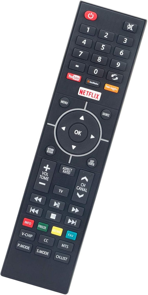 Replace Remote Control for Westinghouse TV Models, Compatible with WE50UB4417, WE55UB4417, WE65HN4108, and More