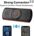 SKYBESS Car Bluetooth Speaker for Cell Phone, Portable Bluetooth Handsfree Car Kit, Wireless In-Car Speakerphone Music