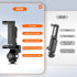 Metal Phone Tripod Mount - Holder Stand with 3 Cold Shoes & Arca Port, Universal Smartphone Mount Adapter, 360° Rotates