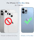 Waterproof Case for iPhone 13 Pro Max, Shockproof Dustproof with Built-in Screen Protector, Full Body Cover 6.7''