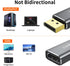 Displayport to HDMI Adapter, 4K 24K Gold Plated DP to HDMI Female Converter for Lenovo, HP, Dell