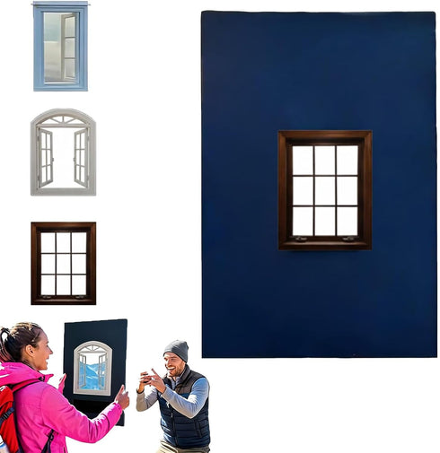 ZJHAHJY Creative Window Frame Photography Props - Portable Travel Viewfinder for Perfect Shots,
