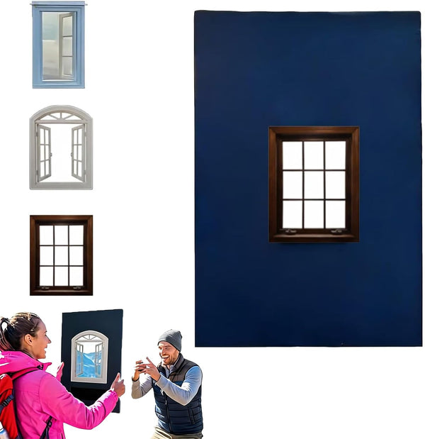 ZJHAHJY Creative Window Frame Photography Props - Portable Travel Viewfinder for Perfect Shots,