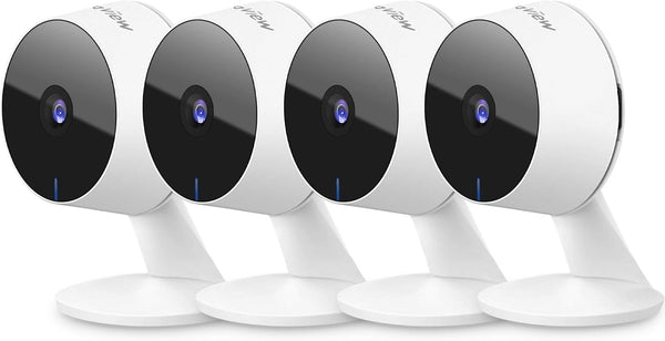 LaView Security Cameras 4pcs, Home Security Camera Indoor 1080P, Wi-Fi Cameras Wired for