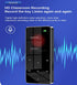 RIJAHO 64GB MP3 5.0 2.0 inch Player with Bluetooth Screen Touch Button Portable Hi-Fi Lossless Music Player Speaker