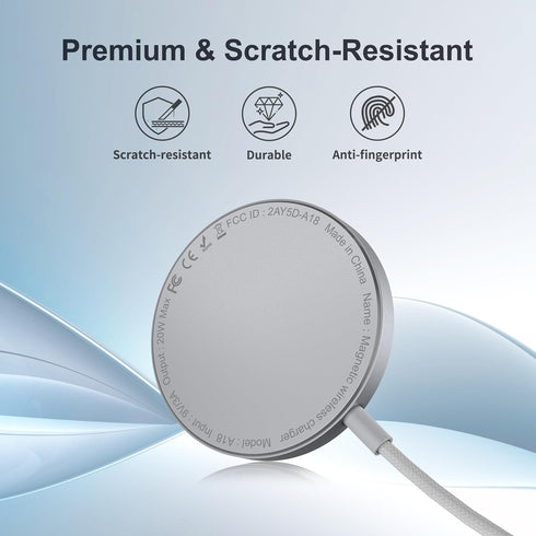 TONKEE Qi2 iPhone,15W 17/16/15/14/13/12 Wireless Charger- Wireless Charger iPhone Charger Pad, Magnetic Charger