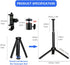 Neewer Teleprompter Kit for iPhone & Android, Double Phone Holder for Video Recording, Collapsing Design for Easy