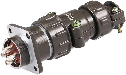 uxcell Aviation Connector, 20mm 4P 25A 250V P20-4 Waterproof Male Wire Panel Connector