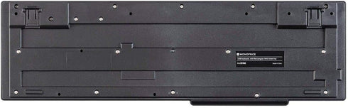 Monoprice USB Keyboard - Spill Resistant Membrane, Comfortable Standard Layout, Black - Workstream Collection