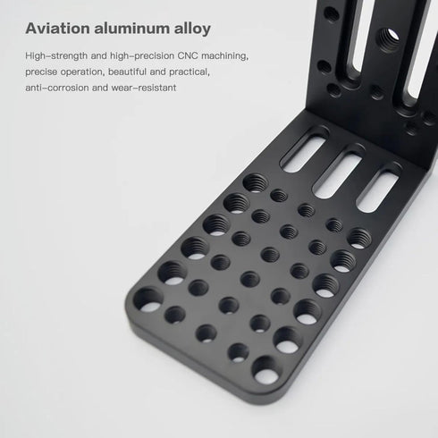 DFCINE Camera L Bracket Vertical Horizontal Switching Tripod Quick Release Plate, DSLR Camera L Vertical Clapper