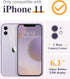 GVIEWIN iPhone 11 Case with Screen Protector + Camera Lens Protector, Clear Soft TPU Shockproof Cover