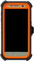 WallSkiN Case for Galaxy S7 (5.1") Heavy Duty Full Body Military Grade Drop Protection Carrying Cover Holder | Holster for Men Belt with Clip Stand – Camouflage/Orange