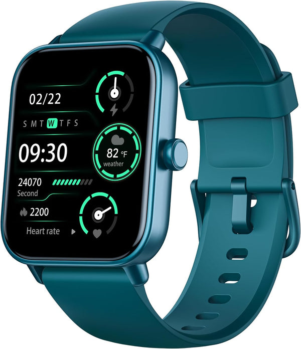 Fitpolo Smart Watch for Men Women, 1.8” Touchscreen, Bluetooth Call, Alexa Built-in, 24/7 Heart Rate, IP68 Waterproof