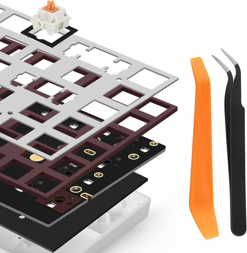 Poron Keyboard Pcb Foam 84 Layout,Poron Switch Pads 120Pcs and Keyboard Sound Dampeners for Custom Keyboard