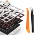 Poron Keyboard Pcb Foam 84 Layout,Poron Switch Pads 120Pcs and Keyboard Sound Dampeners for Custom Keyboard