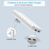 Charger Block, OKRAY 5v/3a Dual USB Wall Charger with Foldable Plug Flat Portable 2 USB-A Ports Phone Charger Fast Charging Blocks Power Adapter Compatible iPhone 11/XS/XR/iPad, Samsung Galaxy (White)
