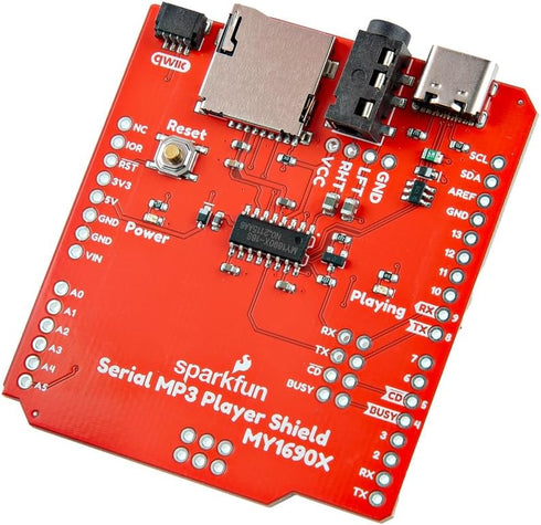 SparkFun Serial MP3 Player Shield MY1690X-16S
