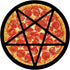 Pentagram Pizza Satanic Occult Metal Hail Satan Eat Pizza PopSockets Swappable PopGrip