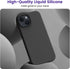 OTOFLY Compatible with iPhone 15 Case, Silicone Shockproof Slim Thin Phone Case for iPhone 15 (6.1 inch), (Black)