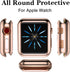 GEAK 3 Pack Compatible with Apple Watch Screen Protector Case 42mm, Full Protective HD Ultra-Thin Cover for iWatch