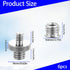 Xelsluthe 6 1/4 Inch 3/8 Inch 3/8 1/4 Pcs Tripod Adapter, to Tripod Adapter with to Mount Screws for Camera Monopod