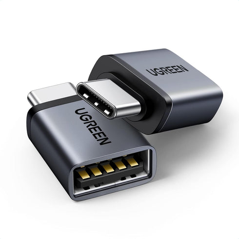 UGREEN USB to USB C Adapter 10Gbps, 2 Pack USB C to USB Adapter Compatible with iPhone 15 Pro/Samsung/MacBook Pro