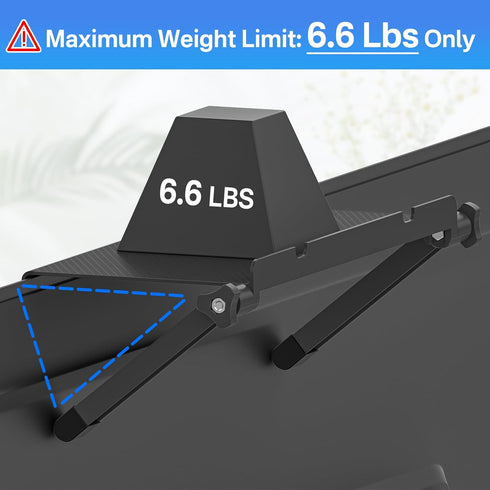 13 Inch Wide Platform TV Top Shelfs - Adjustable Cable Box Shelf for Wall Mounted TV Shelf for Cable Box, Streaming